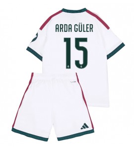 Real Madrid Arda Guler #15 Jalkapallovaatteet Lasten Kotipeliasu 2026-27 Lyhythihainen (+ Lyhyet housut)